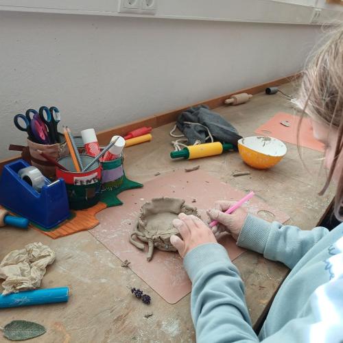 Schüsseln im Detail.