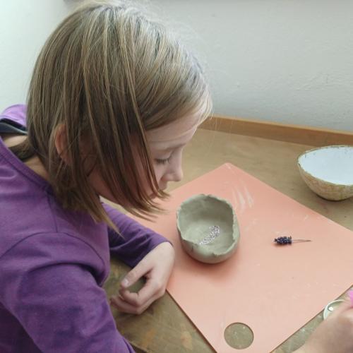 Schüsseln im Detail.