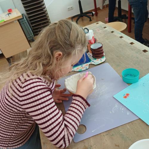 Schüsseln im Detail.